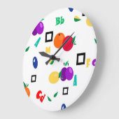 果樹園 ラージ壁時計 (傾斜)