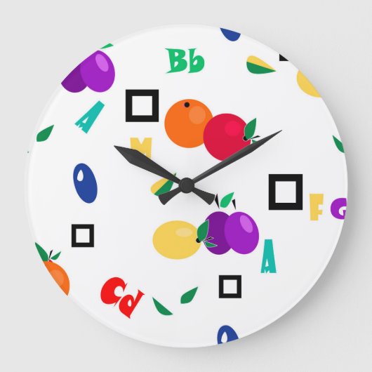 果樹園 ラージ壁時計 (正面)