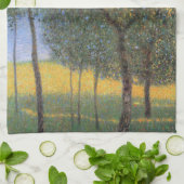 果樹、グスタフ・クリムト キッチンタオル (折り畳み)