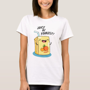 果汁はオレンジジおもしろいュースプリン Tシャツ