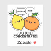 果汁を絞ってフルーツパ前向きンにする シール (シート)