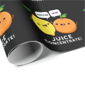 果汁を絞ってフルーツパ前向きンにする ラッピングペーパー (ロールコーナー)