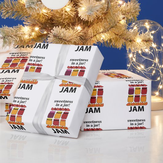 果汁ジャムに果汁の甘みを入れた果汁 ラッピングペーパー (クリスマス)