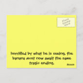 果物かごの端 ポストカード (裏面)