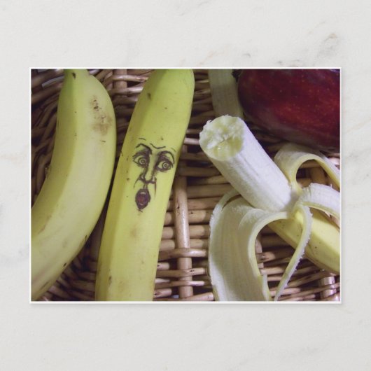 果物かごの端 ポストカード (正面)