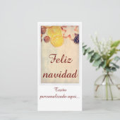 果物とクリスマスの動機… シーズンカード (スタンド正面)