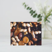 果物とナットのはがき ポストカード (スタンド正面)