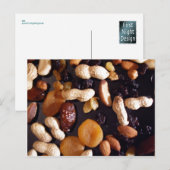 果物とナットのはがき ポストカード (正面/裏面)