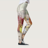 果物とワインの静かな絵画生活 レギンス (右)