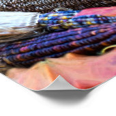 果物と花と感謝祭クロヌコピア ポスター (角)