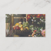 果物と花 名刺 (裏面)