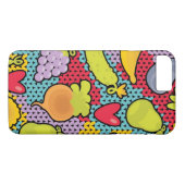 果物と野菜が付いているパターン Case-Mate iPhoneケース (裏面(横))