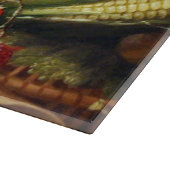 果物と野菜が生き残る カッティングボード (角)