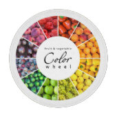 果物と野菜のカラーホイール(12色) カッティングボード (正面)