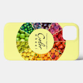 果物と野菜のカラーホイール(12色) Case-Mate iPhoneケース (裏面 (横))