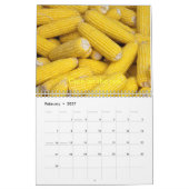 果物と野菜のカレンダー カレンダー (2月 2027)