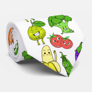 果物と野菜のネクタイ ネクタイ