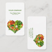 果物と野菜のハートビジネス 名刺 (正面/裏面)