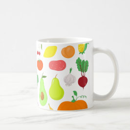 果物と野菜のマグ コーヒーマグカップ