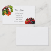 果物と野菜の名刺 名刺 (正面/裏面)