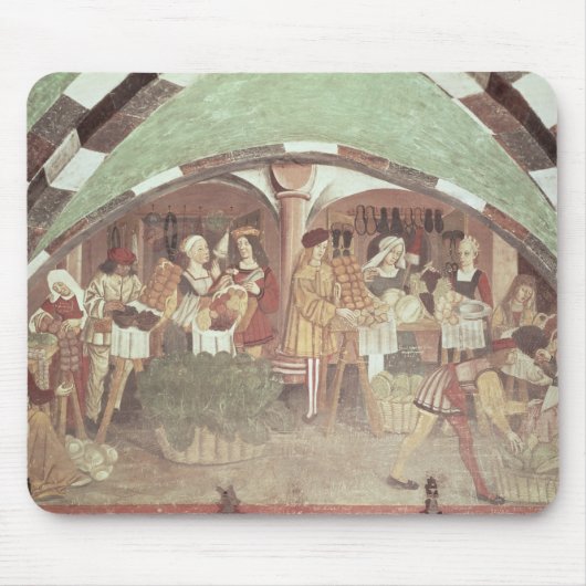 果物と野菜の市場 マウスパッド (正面)