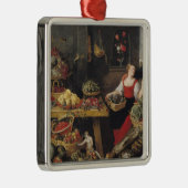 果物と野菜の市場 メタルオーナメント (右)