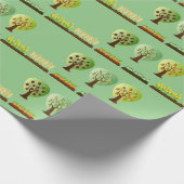 果物と野菜の農場 ラッピングペーパー (角)