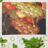 果物と野菜の静物 キッチンタオル (折り畳み)