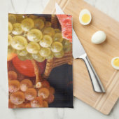 果物と野菜の静物 キッチンタオル (四つ折り)