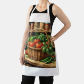 果物と野菜をテーマにしたエプロン | ヴィンテージスタイル エプロン (インサイチュ)