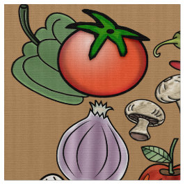 果物と野菜を愛する人 ファブリック