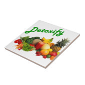 果物と野菜を解毒して下さい タイル (側面)