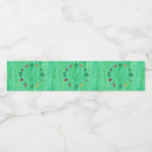 果物と野菜絵画の水瓶ラベル ペットボトルラベル (シングルラベル)