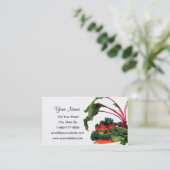 果物と野菜3の名刺 名刺 (スタンド正面)