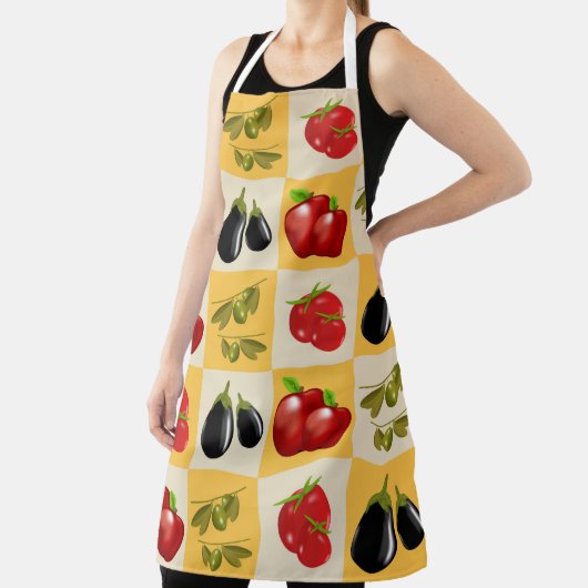 果物と野菜 エプロン (インサイチュ)