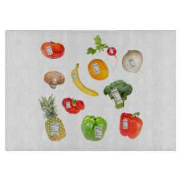 果物と野菜 カッティングボード