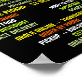 果物と野菜、グリーングロ広告ーサー ポスター (角)