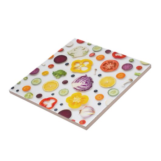 果物と野菜 タイル (側面)