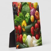 果物と野菜 フォトプラーク (側面)
