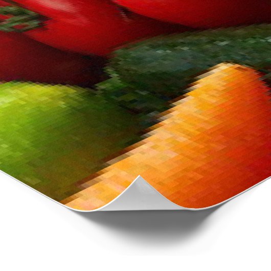 果物と野菜 ポスター (角)