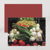 果物と野菜 ポストカード (正面/裏面)