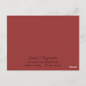 果物と野菜 ポストカード (裏面)