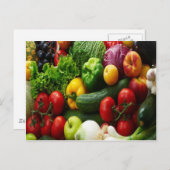 果物と野菜 ポストカード (正面/裏面)