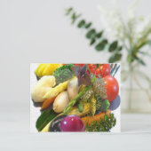 果物と野菜 ポストカード (スタンド正面)