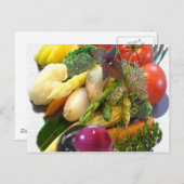 果物と野菜 ポストカード (正面/裏面)