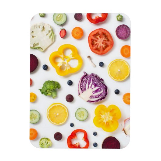 果物と野菜 マグネット (縦)