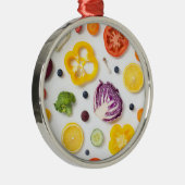 果物と野菜 メタルオーナメント (右)