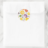 果物と野菜 ラウンドシール (バッグ)