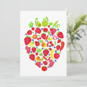 果物と野菜 招待状 (スタンド正面)