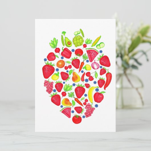 果物と野菜 招待状 (スタンド正面)